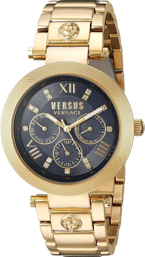 versus versace uhr damen voll gold|Versace women's watches.